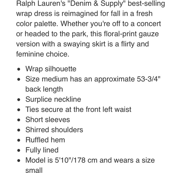 Spring 17 {Denim & Supply} WrapDress - Picture 5 of 6